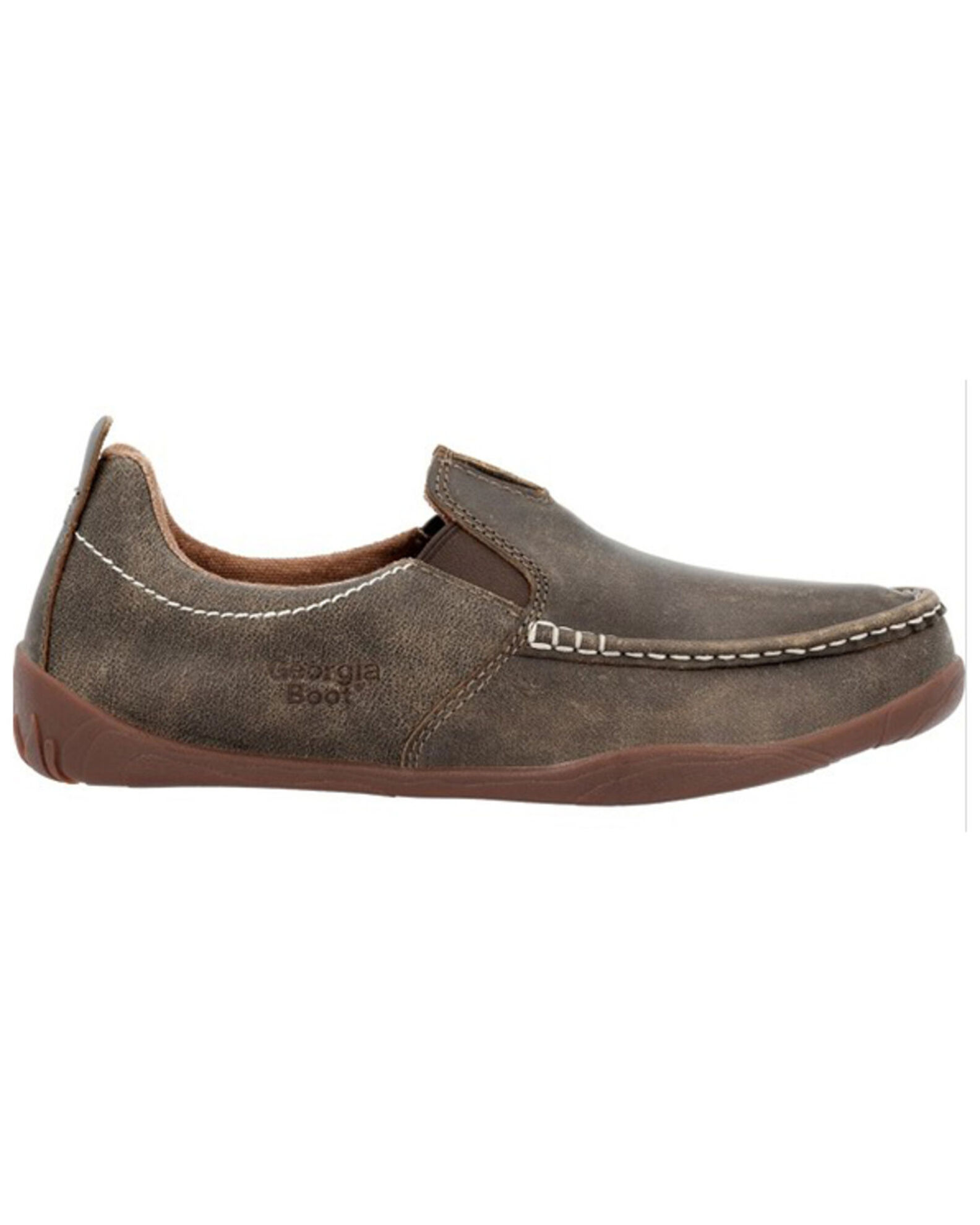 Georgia Boot Men s Cedar Falls Slip On Shoe Moc Toe Boot Barn