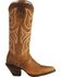 Image #2 - Durango Women's Crush Jealousy Western Boots, Cognac, hi-res