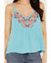 Image #3 - Shyanne Women's Embroidered Swing Cami, Bright Blue, hi-res