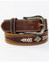 Cody James Men's Diamond Stitch Belt , Brown, hi-res