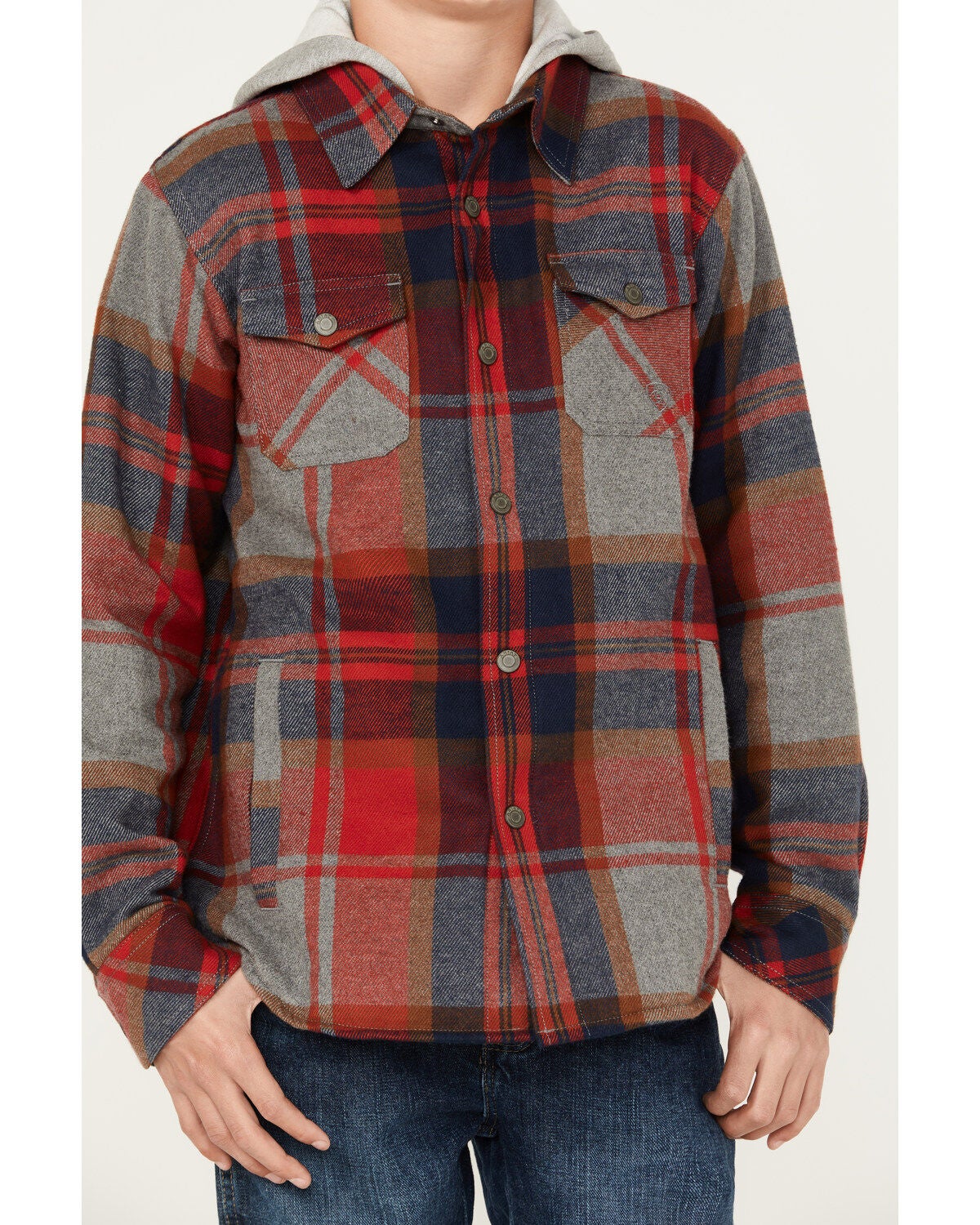 Image #3 - Ariat Boys' Hoffman Hooded Shirt Jacket, , hi-res