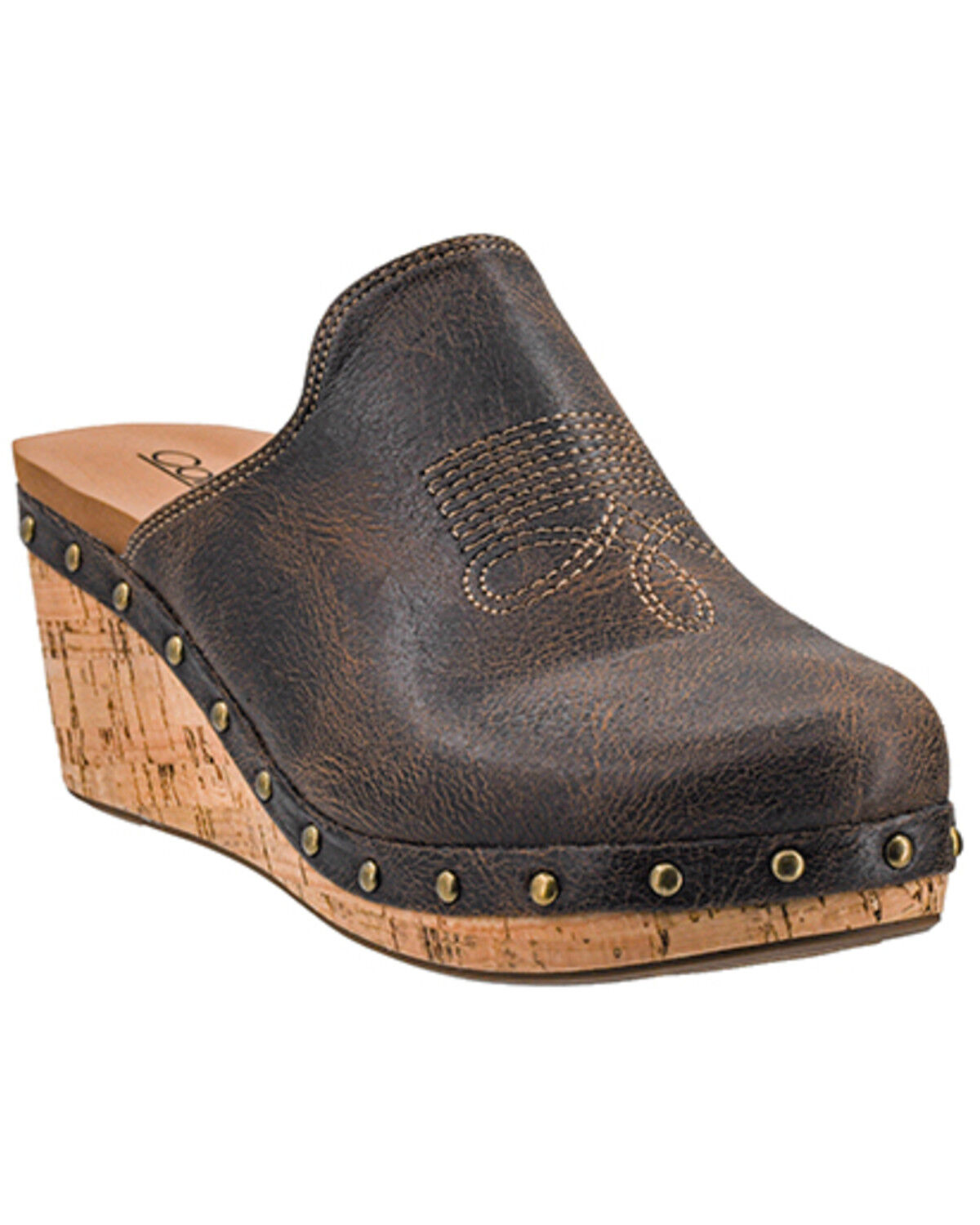 Image #1 - Corkys Women's Yee Haw Shoes, Brown, hi-res