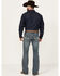 Image #1 - Rock & Roll Denim Men's Medium Wash Pistol Bootcut Stretch Denim Jeans, , hi-res
