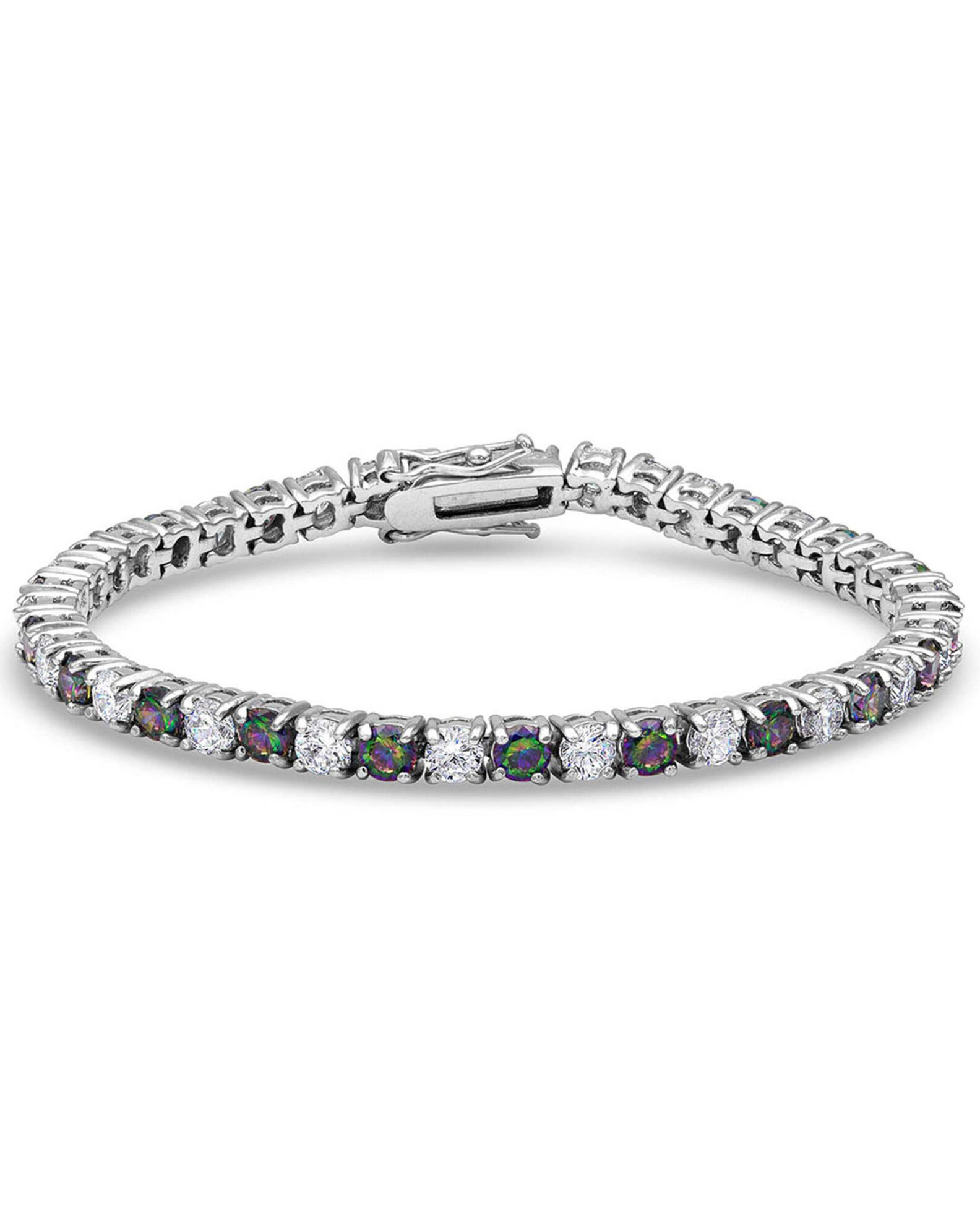 Image #1 - Montana Silversmiths Women's A String Of Northern Lights Bracelet, Silver, hi-res