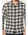 Levi's Men's Classic Worker Plaid Long Sleeve Button Down Shirt , Olive, hi-res