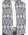 Image #3 - Wrangler Retro Men's Southwestern Print Long Sleeve Snap Shirt Jacket, Blue, hi-res