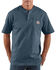 Image #2 - Carhartt Men's Short Sleeve Henley Work Shirt - Big & Tall, , hi-res