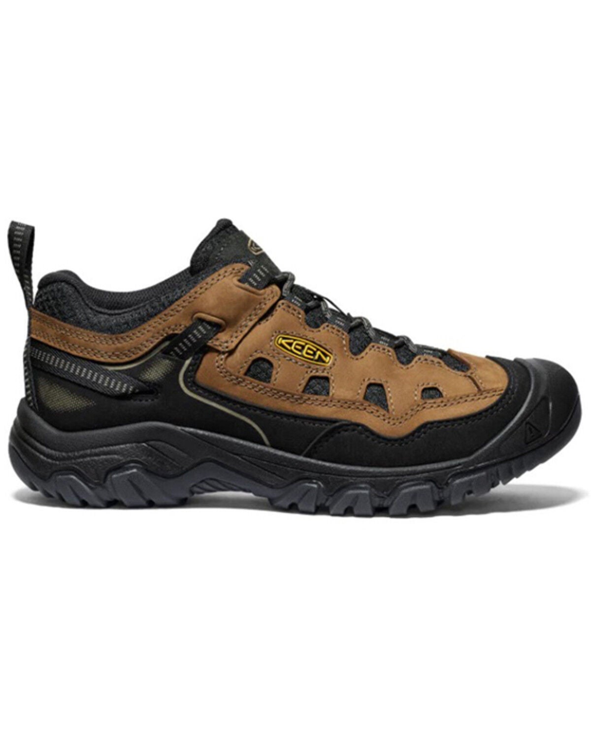 Keen Men's Targhee IV Vented Hiking Shoes - Soft Toe, Camel, hi-res