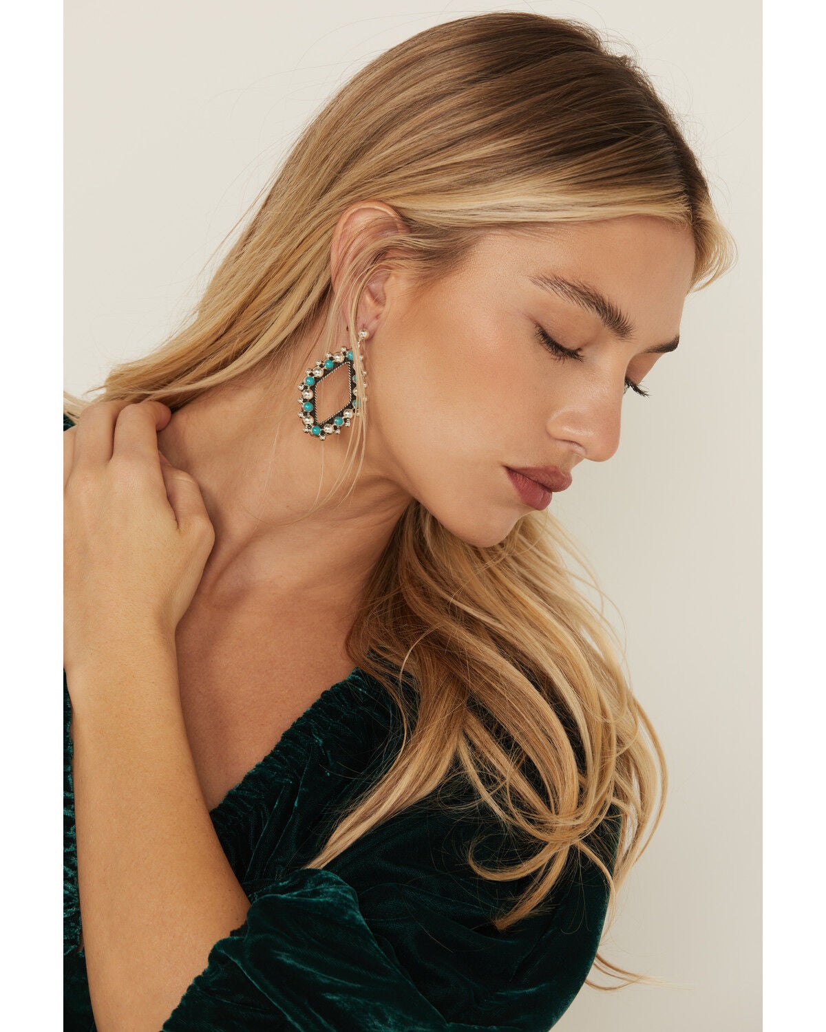 Paige Wallace Women's Diamond Earrings, Silver, hi-res