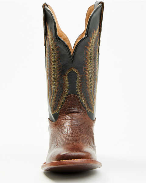 Image #4 - Cody James Men's Buck Western Boots - Broad Square Toe, Black/brown, hi-res