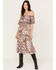 Image #1 - Shyanne Women's Off The Shoulder Ruffle Midi Dress, Pecan, hi-res