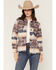Image #1 - Idyllwind Women's Byron Southwestern Button-Down Shacket, Light Blue, hi-res