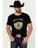 Image #1 - Cody James Men's Skull Cactus Short Sleeve Graphic T-Shirt, Brick Red, hi-res