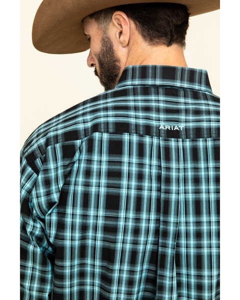Image #5 - Ariat Men's Iberville Small Plaid Long Sleeve Western Shirt , , hi-res
