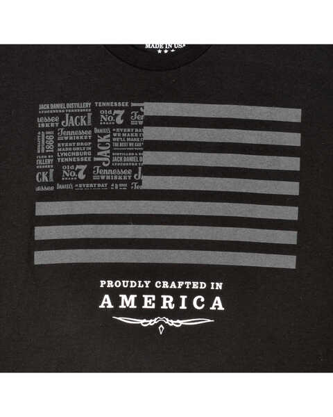Image #2 - Jack Daniel's Men's Jack and Stripes T-Shirt, Black, hi-res