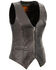 Image #1 - Milwaukee Leather Women's Lightweight Front Zipper Concealed Carry Vest - 4X, Black, hi-res