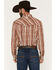 Image #4 - RANK 45&reg; Men's Mesa Trail Southwestern Striped Rodeo Tech 2.0 Long Sleeve Snap Western Shirt, Brown, hi-res