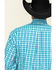 Image #5 - Stetson Men's Cross Walk Ombre Plaid Button Long Sleeve Western Shirt, , hi-res