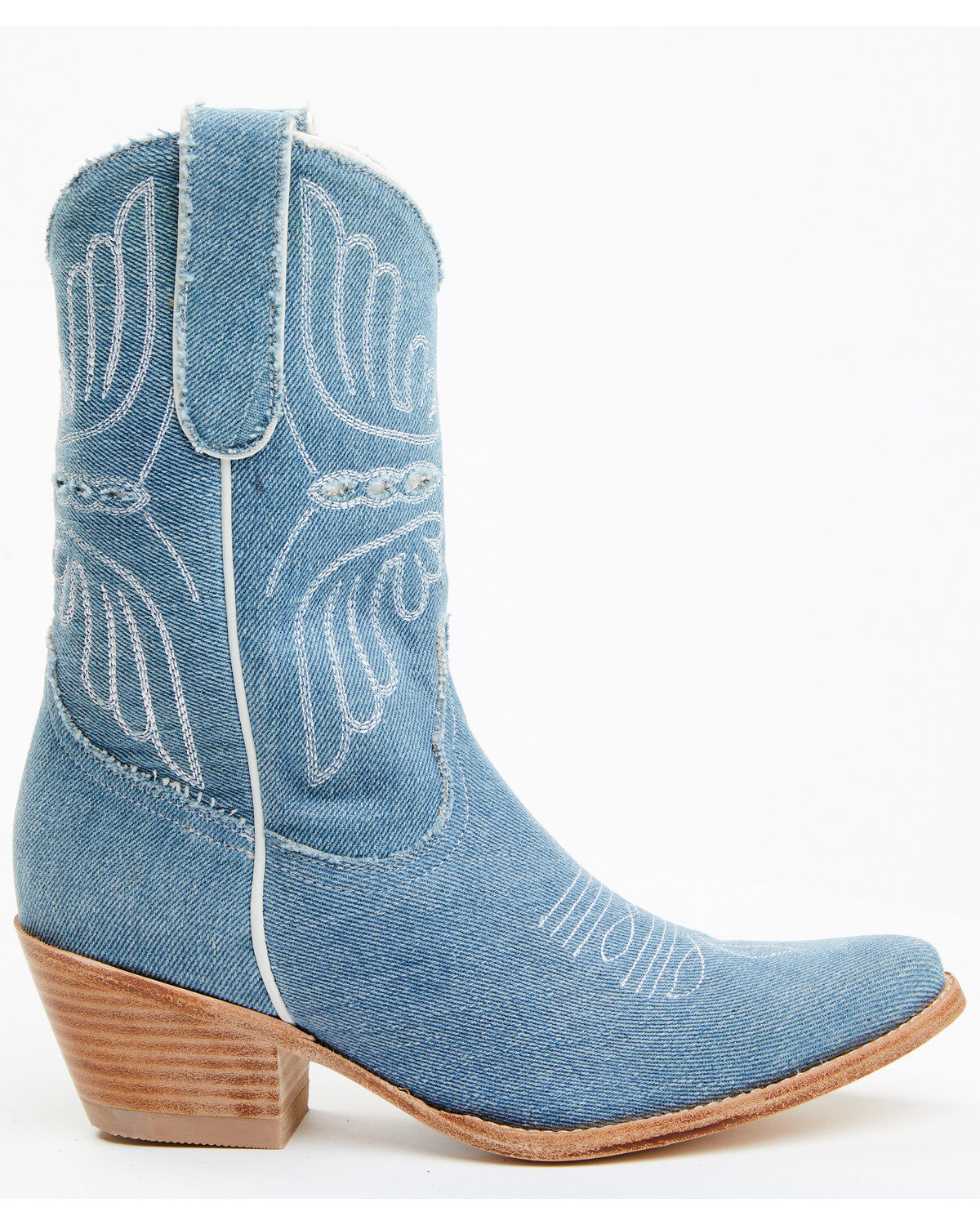 Image #2 - Idyllwind Women's Aces Denim Deux Western Boots - Round Toe, Blue, hi-res