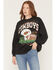 Image #1 - Gameday Women's Oklahoma State Cowboys Helmet Embroidered Graphic Crewneck, Black, hi-res