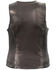 Image #2 - Milwaukee Leather Women's Lightweight Front Zipper Concealed Carry Vest - 5X , Black, hi-res