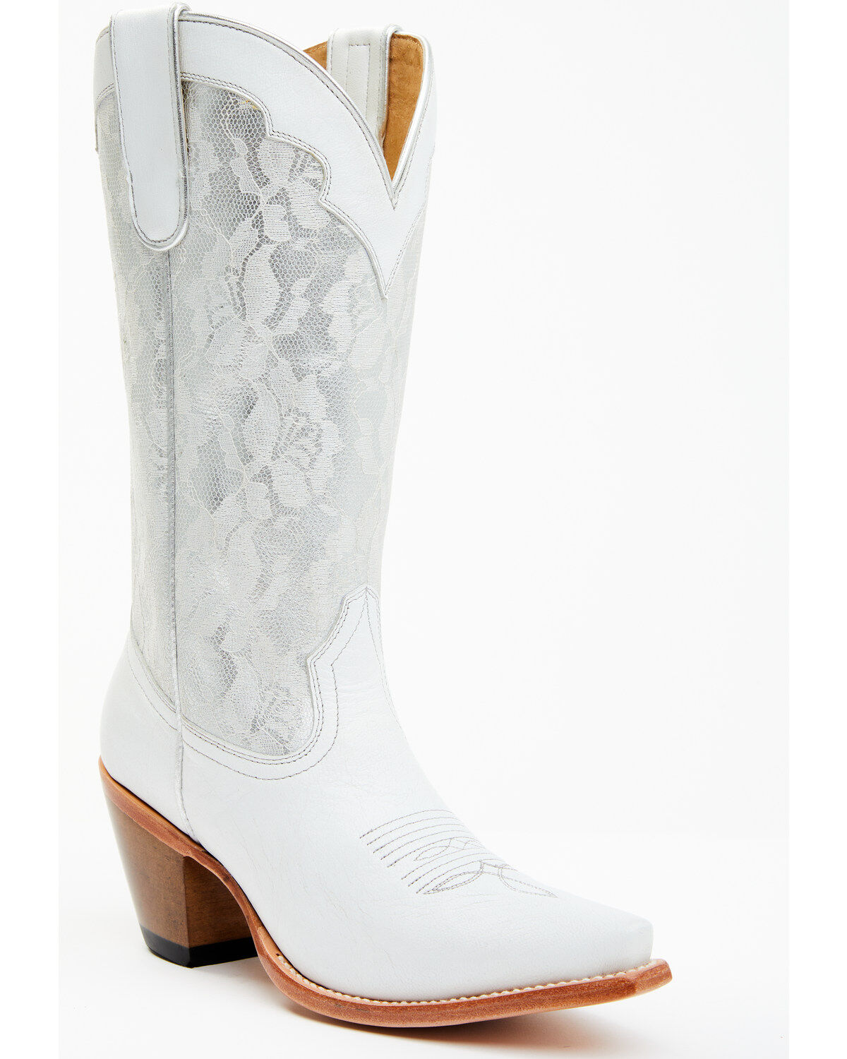 Image #1 - Shyanne Women's Billie Western Boots - Snip Toe, White, hi-res