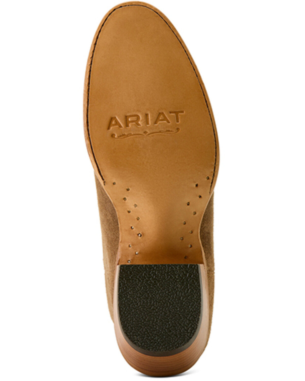 Image #5 - Ariat Women's Marysville Suede Western Boots - Round Toe, Tan, hi-res