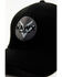 Hawx Men's Circle Logo Patch Mesh Back Ball Cap, Black, hi-res
