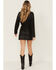 Image #3 - Idyllwind Women's Coated Super Stretch Mini Skirt, Black, hi-res