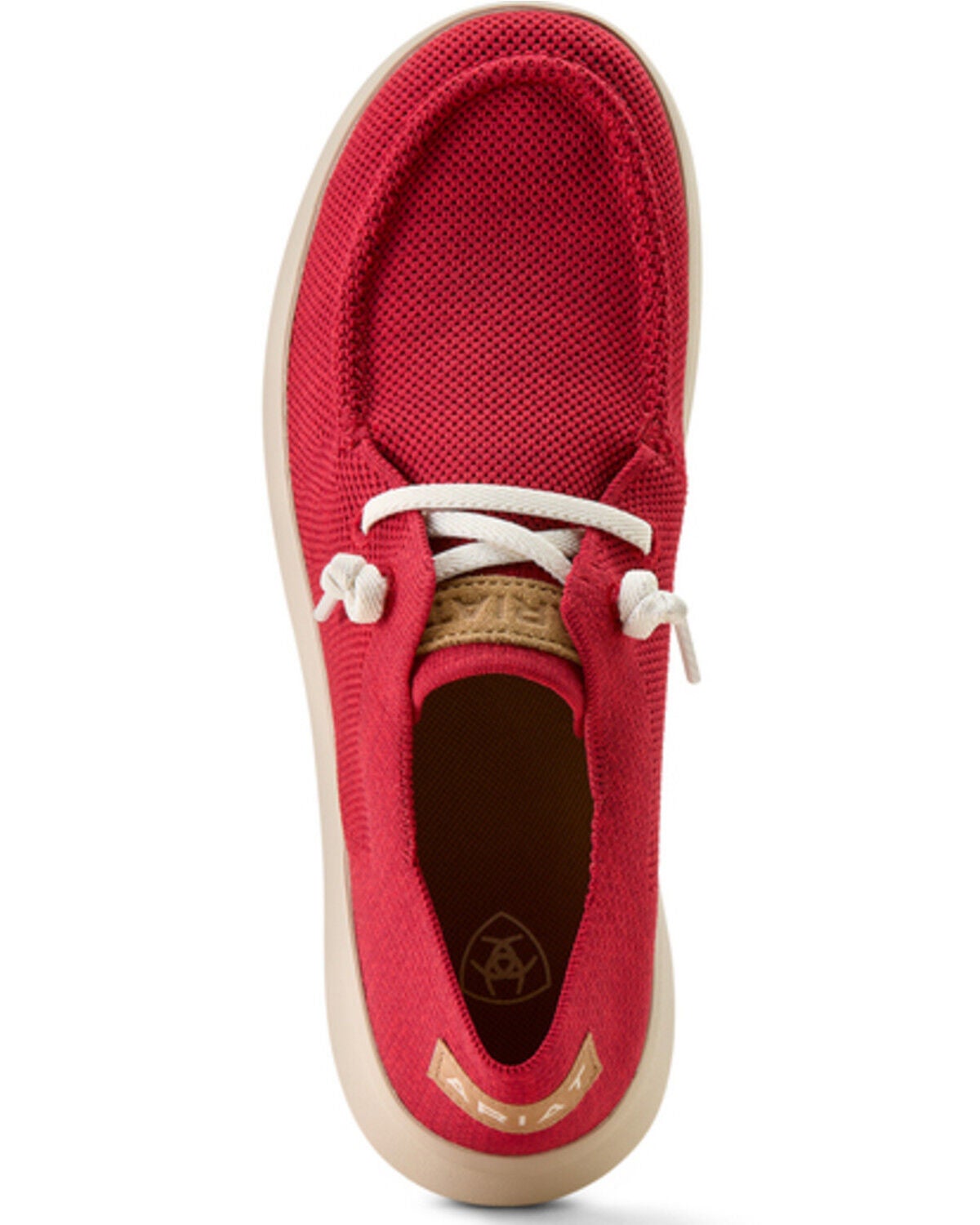 Image #4 - Ariat Women's Hilo Casual Shoes - Moc Toe, Red, hi-res
