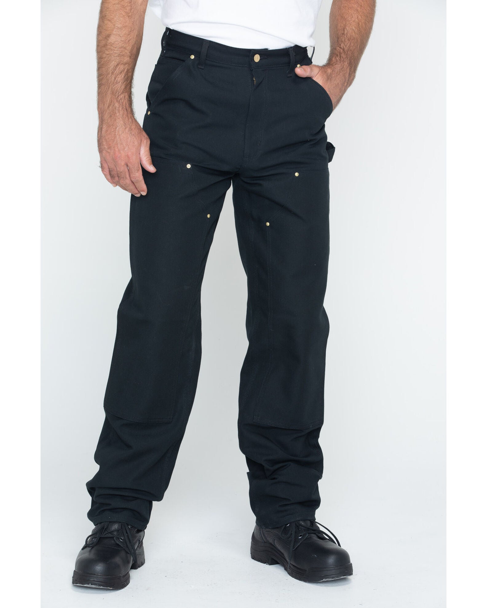 Carhartt Double Duck Loose Fit Khaki Work Jeans | Boot Barn