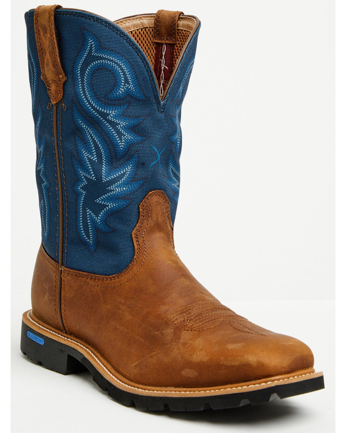 Twisted X Men's 11" Tech X&trade; Performance Western Boots - Broad Square Toe, Brown, hi-res