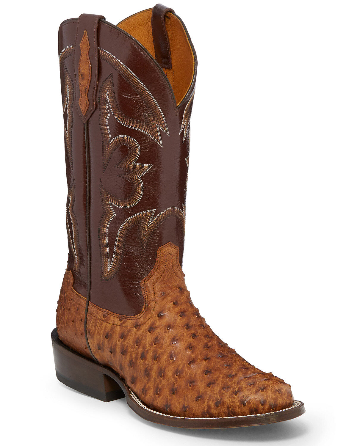 Image #1 - Tony Lama Men's Ronnie Full Quill Ostrich Western Boots - Round Toe, , hi-res