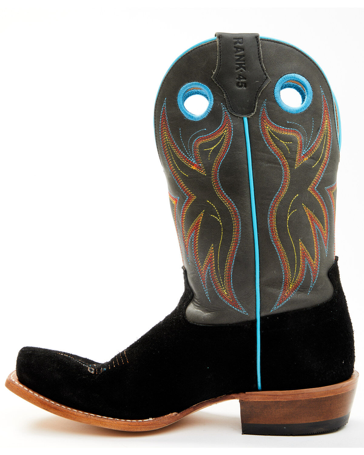 Product Name:  RANK 45® Men's Saloon Roughout Western Boots - Square Toe
