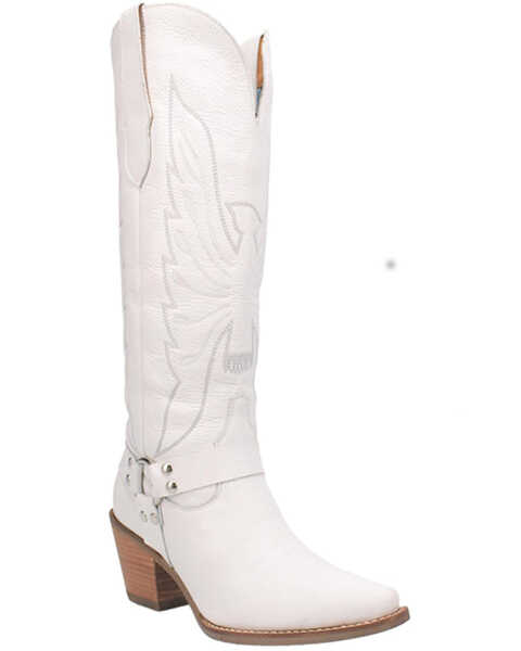 Dingo Women's Heavens to Betsy Western Boots - Pointed Toe, White