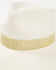 Image #2 - San Diego Hat Company Women's Jacquard Band Fedora, Cream, hi-res