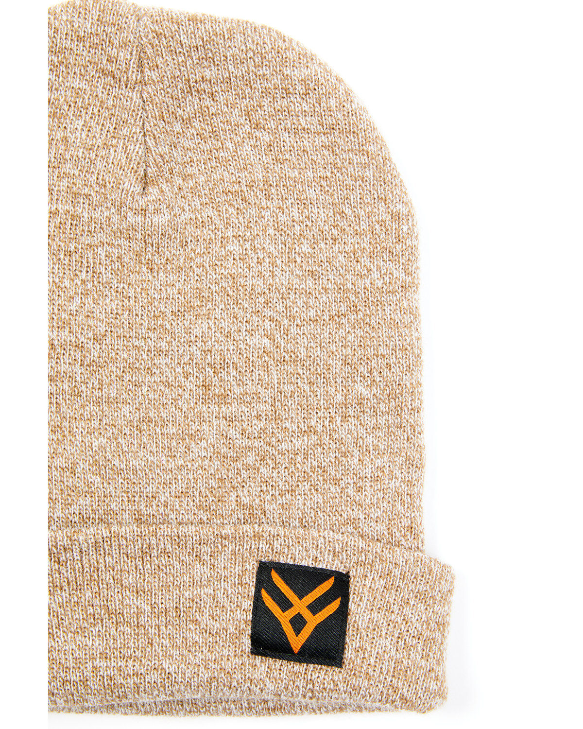 Image #2 - Hawx® Logo Patch Beanie, Lt Brown, hi-res