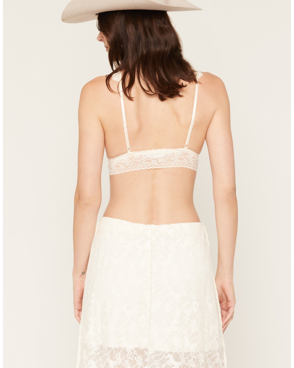 Image #4 - Fornia Women's Lace Bralette, Tan, hi-res