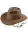 Image #1 - Outback Trading Co Men's Kodiak Leather Hat, Brown, hi-res