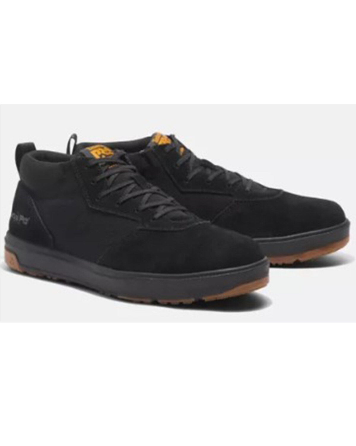 Image #1 - Timberland PRO Men's Berkley Chukka Work Shoes - Composite Toe, Black/brown, hi-res