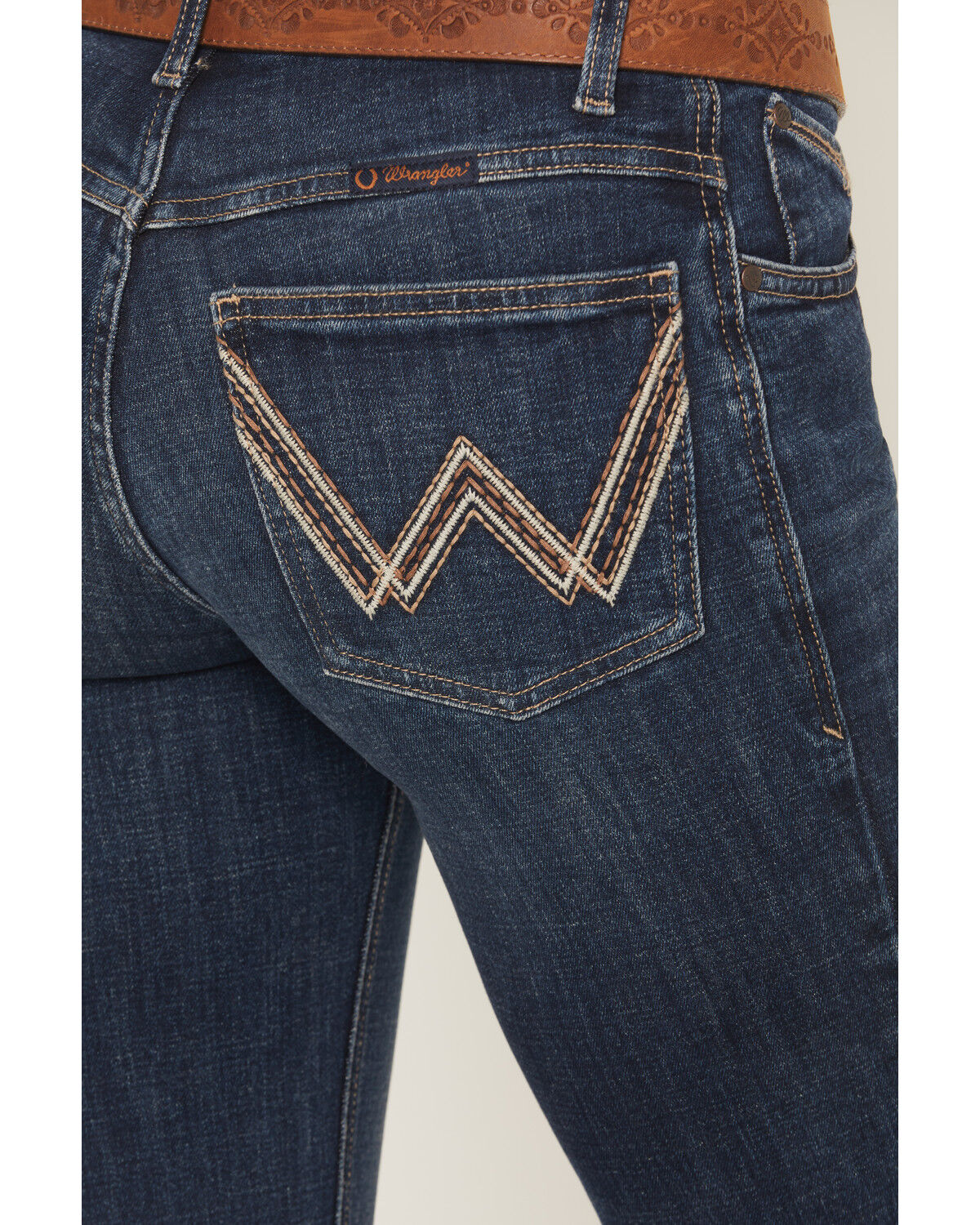 Wrangler Women's Willow Dark Wash Mid Rise Bootcut Ultimate Riding Jeans