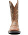 Image #4 - RANK 45® Women's Xero Gravity Lite Flag Western Performance Boots - Broad Square Toe, Brown, hi-res