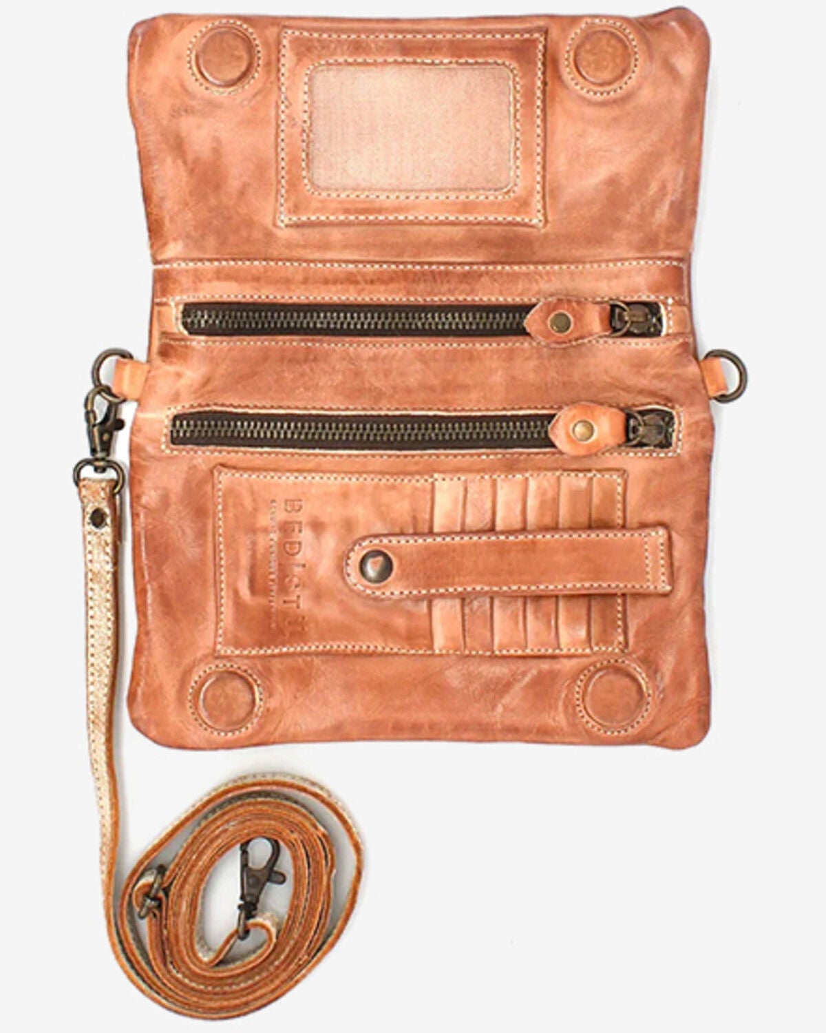 Image #2 - Bed Stu Women's Cadence PW Crossbody Bag, Tan, hi-res
