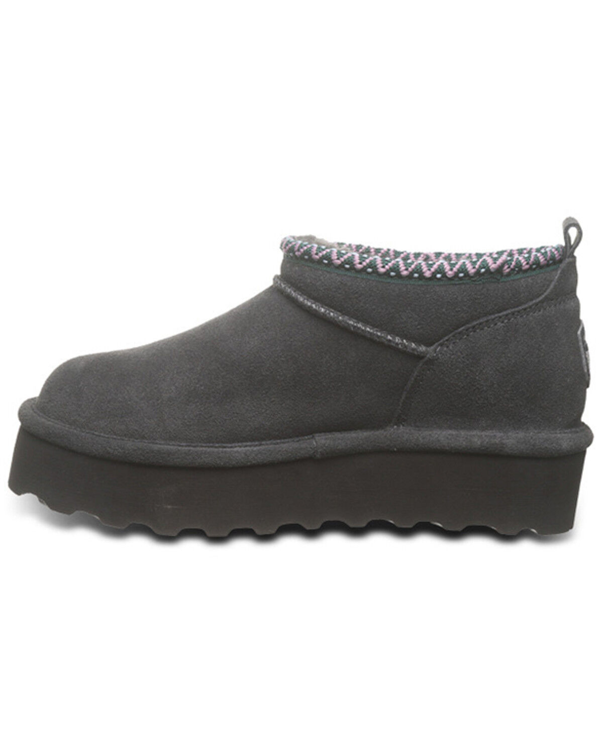 Image #3 - Bearpaw Women's Retro Super Shorty Deco Casual Boots, Grey, hi-res