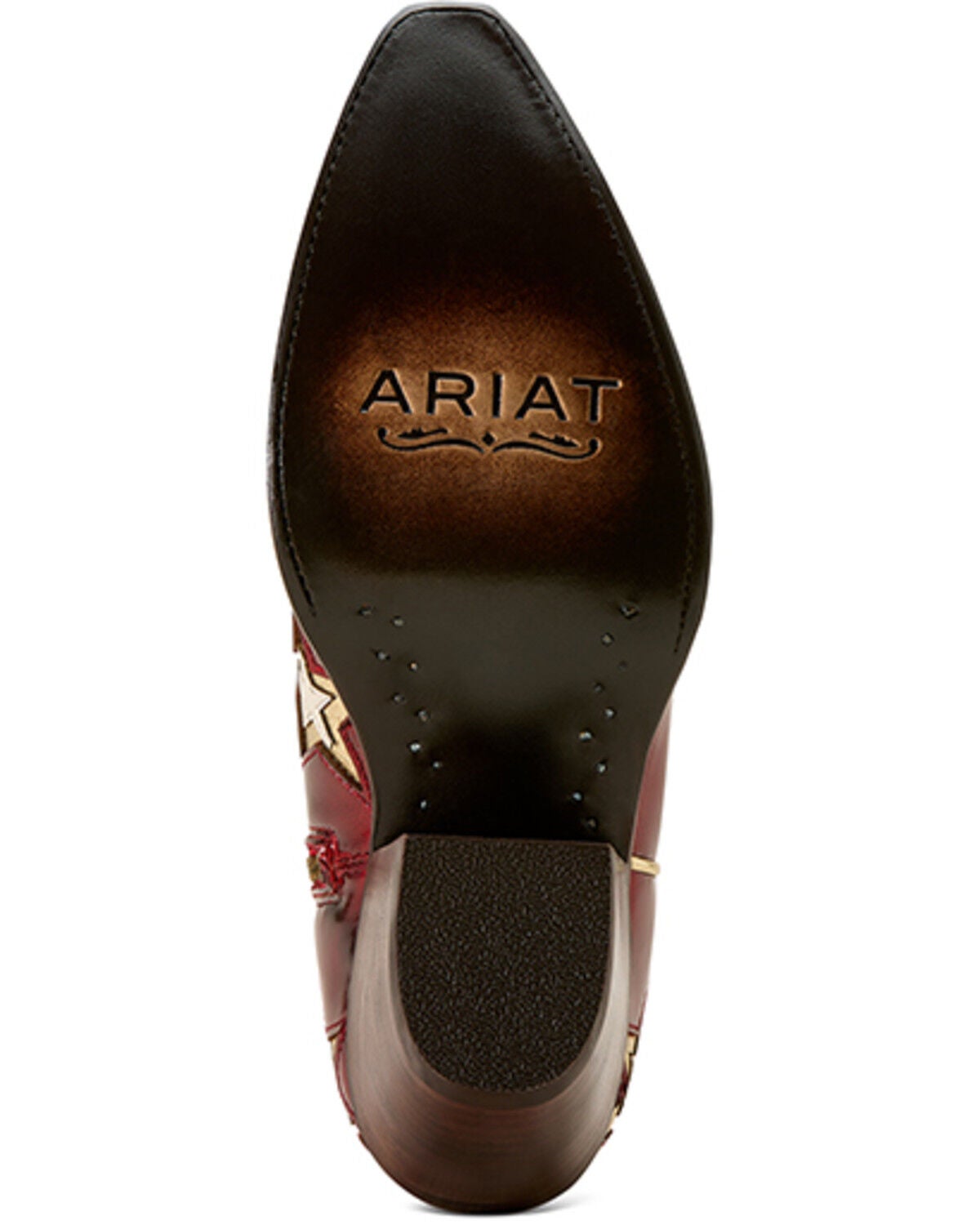 Image #6 - Ariat Women's Casanova Star Tall Western Boots - Snip Toe, Cherry, hi-res