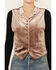 Image #4 - Tasha Polizzi Women's Washed Velvet Larkin Vest, Taupe, hi-res