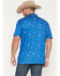 Image #4 - Buckwear Men's Busch Light Repeat Short Sleeve Stretch Polo, Teal, hi-res