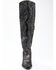 Image #3 - Dan Post Women's Black Snake Print Western Boots - Snip Toe, , hi-res