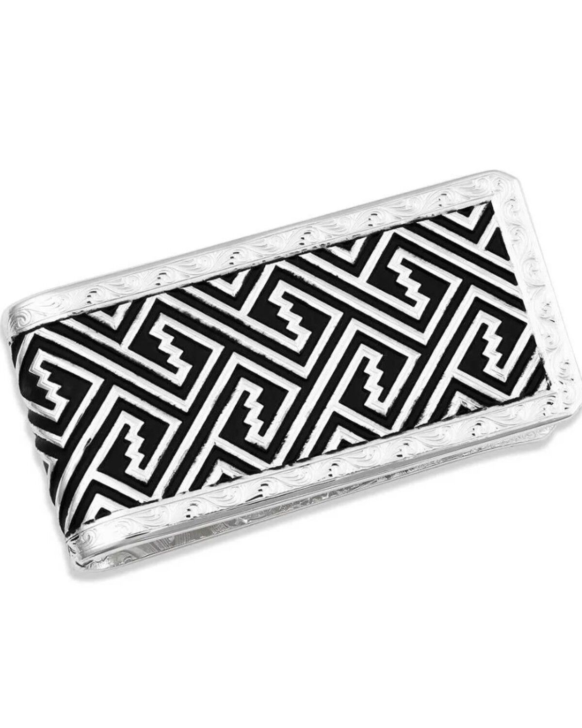 Montana Silversmiths Desert Twilight Southwestern Money Clip, Silver, hi-res