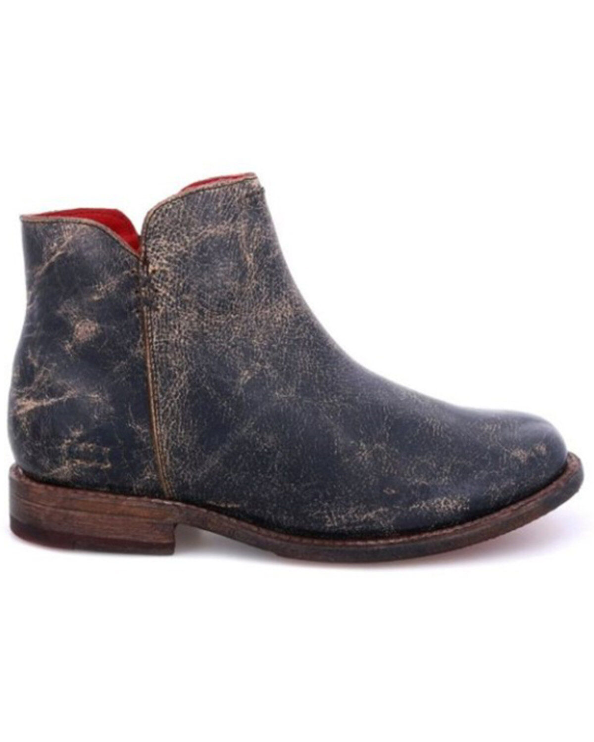 Image #2 - Bed Stu Women's Yurisa Lux Western Fashion Booties - Round Toe, Black, hi-res